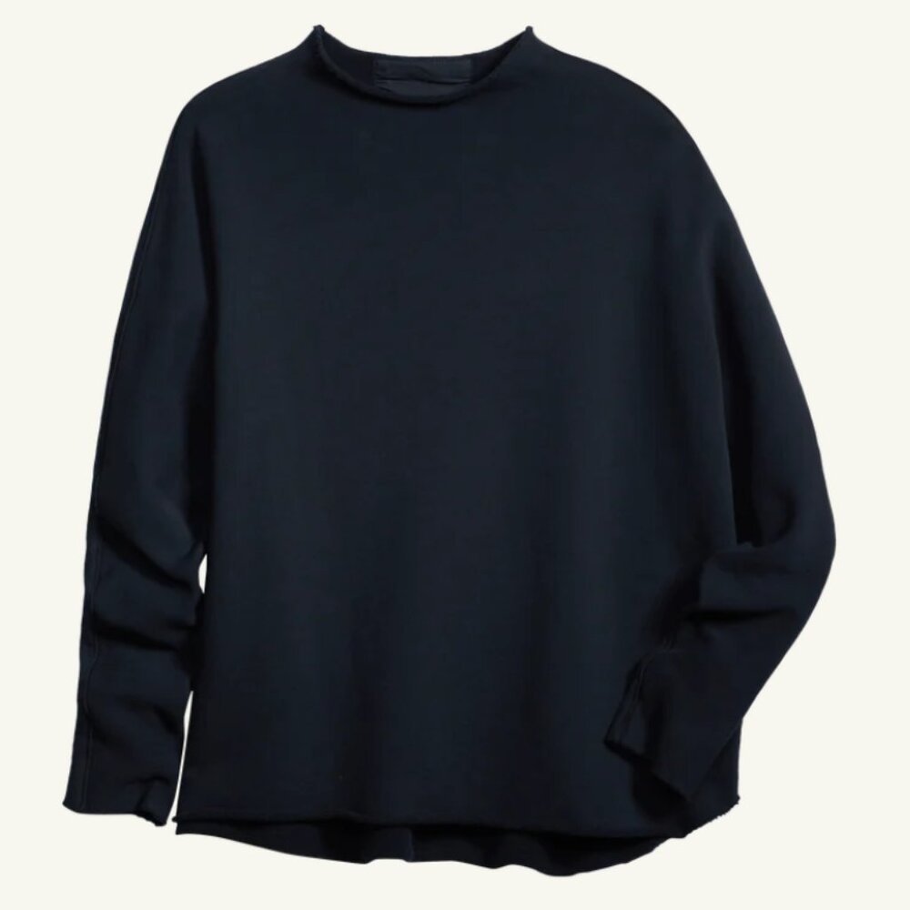 Frank & Eileen Effie Long-Sleeve Funnel Neck Triple Fleece Capelet large NWOT - Picture 3 of 8